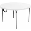 Lifetime 48-Inch Round Fold-In-Half Table (Light Commercial) -Home Haven Shop 23545450 1