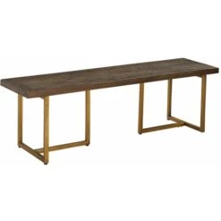 Fino Acacia Wood Bench, W150xD40xH45 Cm -Home Haven Shop 32465715 4