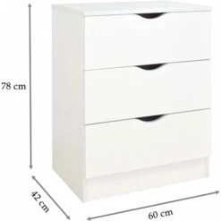 White Chest Of Drawers - ROMA -Home Haven Shop 51194673 4